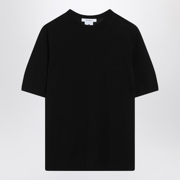 Max Mara Black Wool Crewneck Sweater