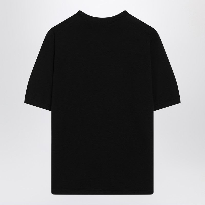 Max Mara Black Wool Crewneck Sweater