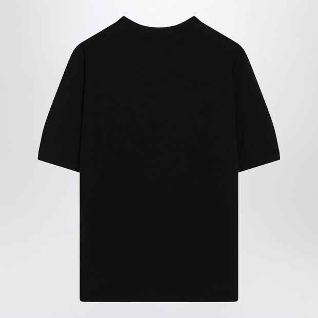 Max Mara Black Wool Crewneck Sweater