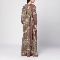 BERNADETTE Georgio Maxi Dress With Floral Linen Print