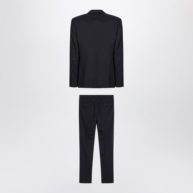 Dolce & Gabbana Blue Single-breasted Virgin Wool Suit