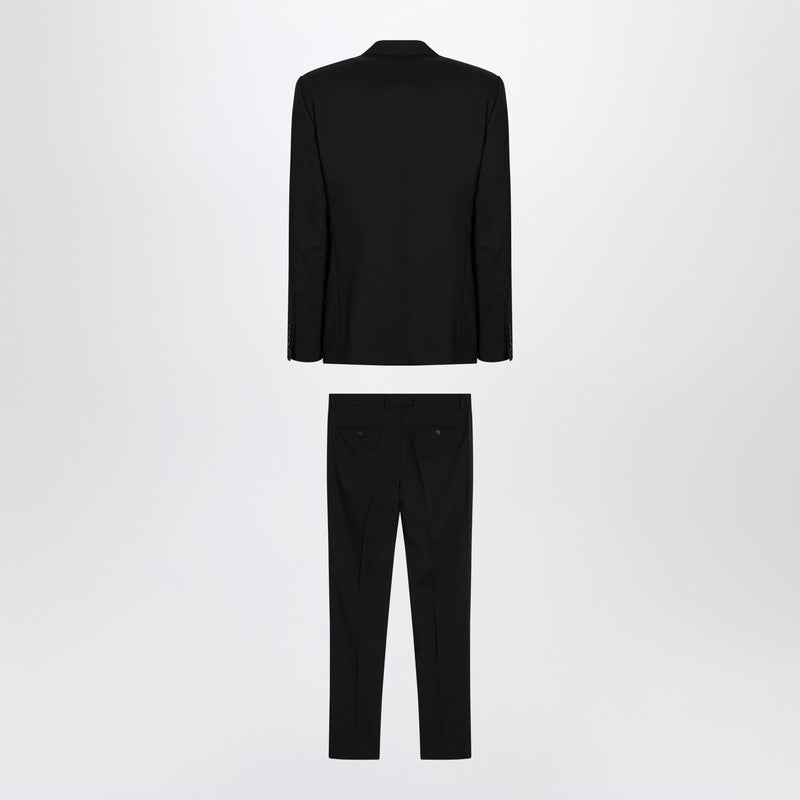 Dolce & Gabbana Black Single-breasted Virgin Wool Suit