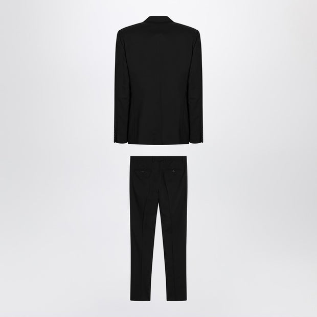 Dolce & Gabbana Black Single-breasted Virgin Wool Suit