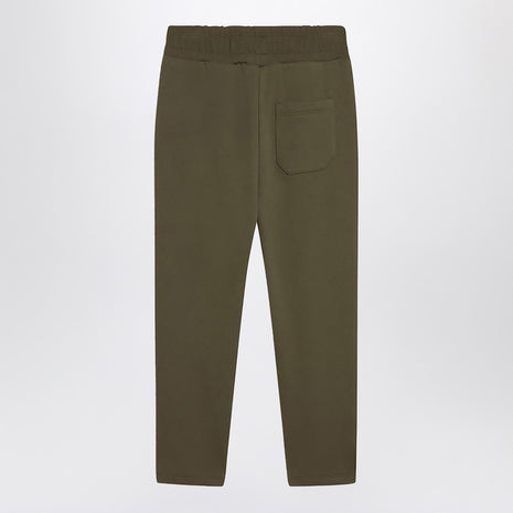 Golden Goose Dark Green Jogging Trousers With Stars