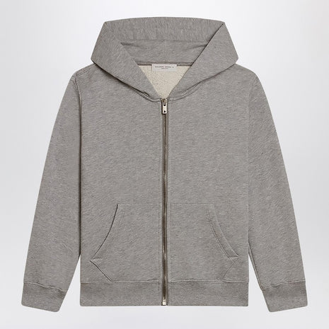 Golden Goose Grey Cotton Zip Sweatshirt
