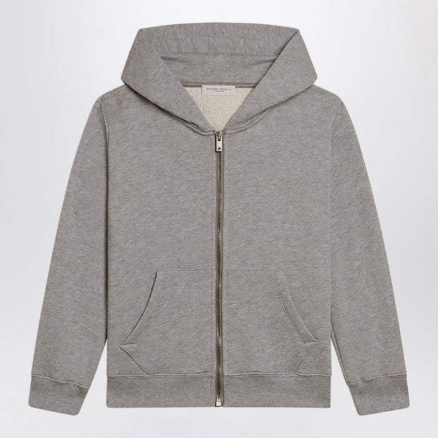 Golden Goose Kids' Grey Cotton Zip Sweatshirt