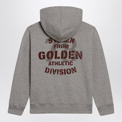 Golden Goose Grey Cotton Zip Sweatshirt