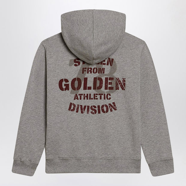 Golden Goose Kids' Grey Cotton Zip Sweatshirt