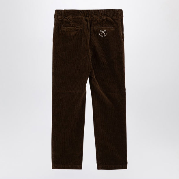 Golden Goose Kids' Brown Corduroy Trousers