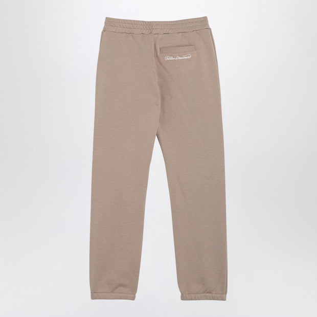 Golden Goose Kids' Beige Cotton-blend Jogging Trousers