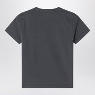 Golden Goose Kids' Anthracite Grey T-shirt With Logo