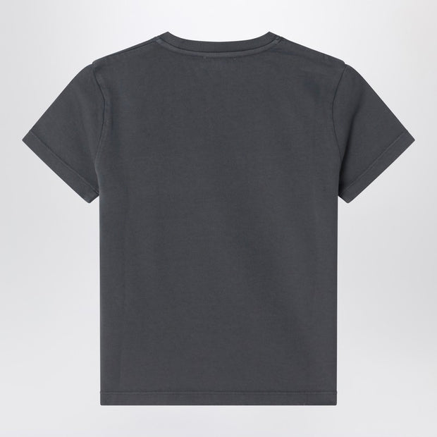 Golden Goose Kids' Anthracite Grey T-shirt With Logo