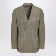Santaniello Double-breasted Sage Green Jacket