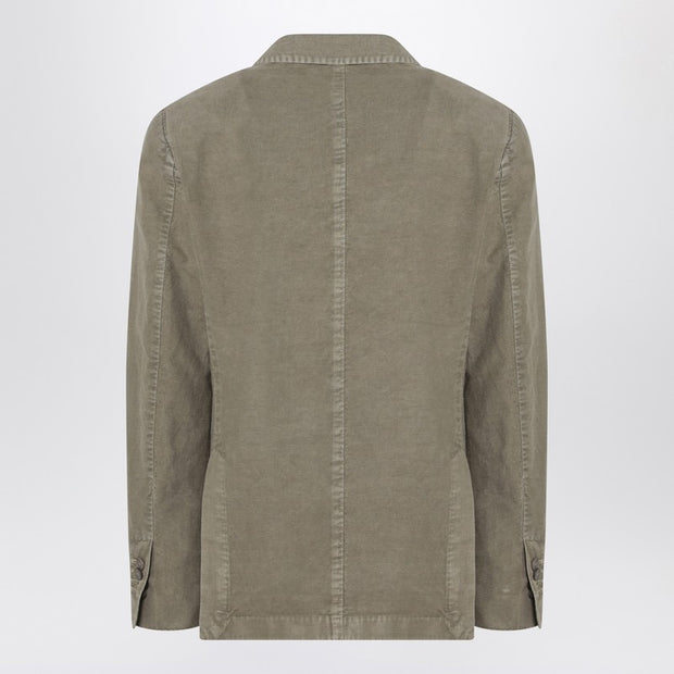 Santaniello Double-breasted Sage Green Jacket