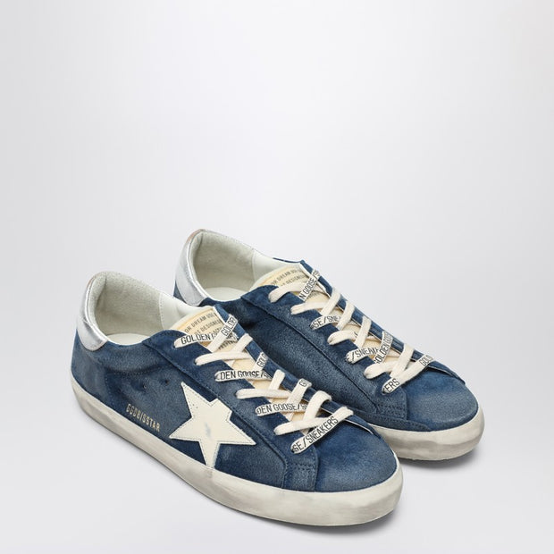 Golden Goose Sneaker Super Star Aviator Blue/cream/silver