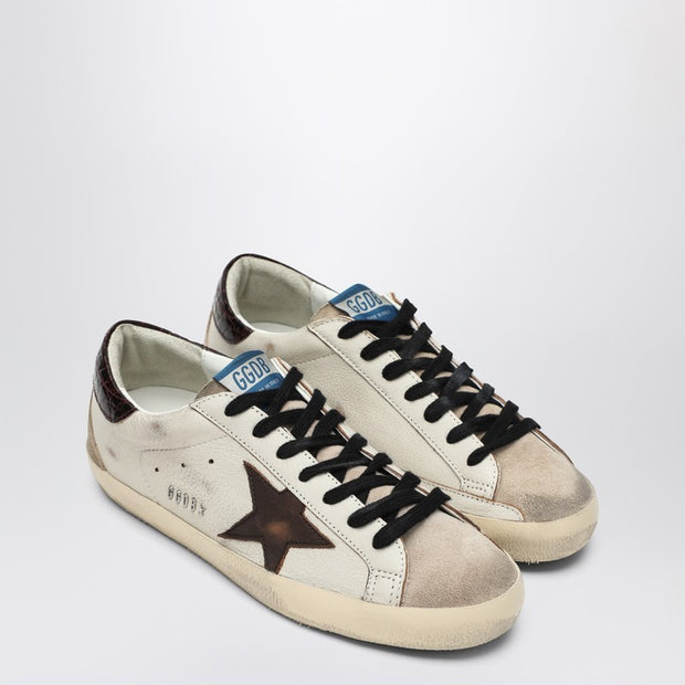 Golden Goose Sneaker Super Star White/beige/brown