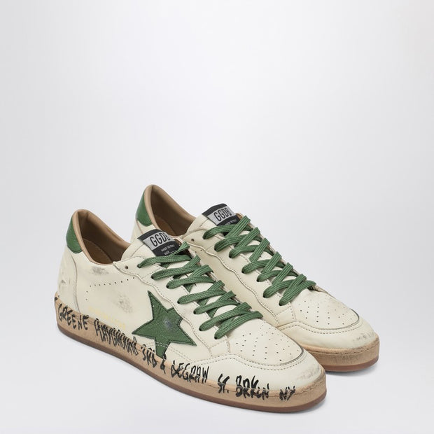 Golden Goose Sneaker Ballstar White/green