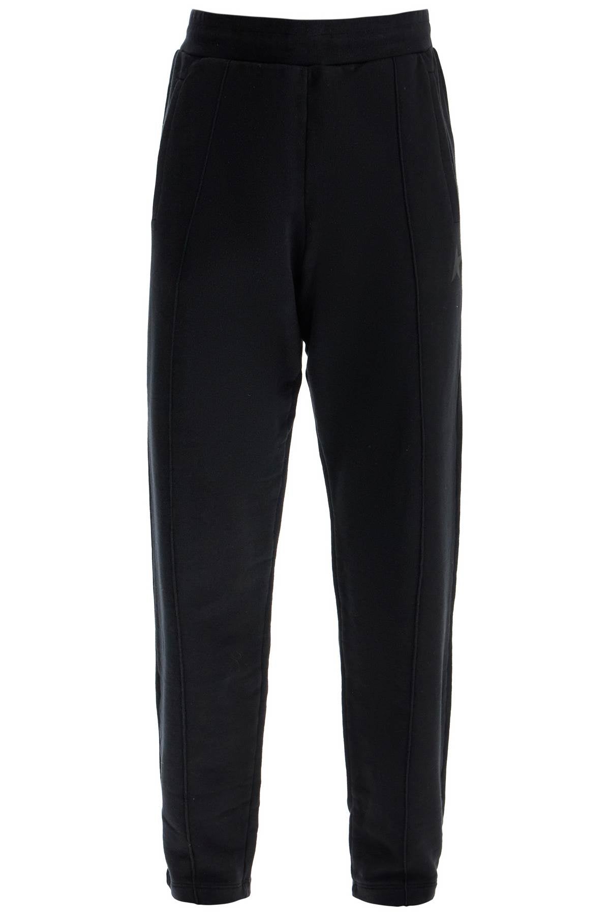 Golden Goose High-Waisted Black Cotton Jogger Pants