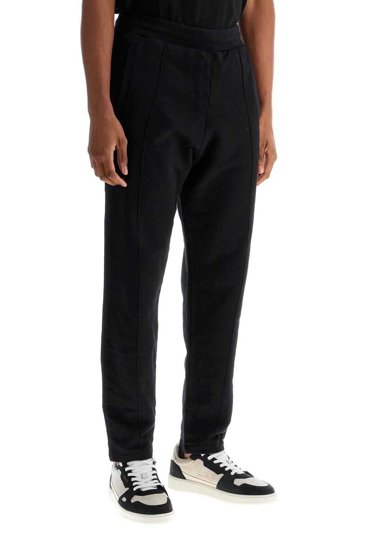 Golden Goose High-Waisted Black Cotton Jogger Pants