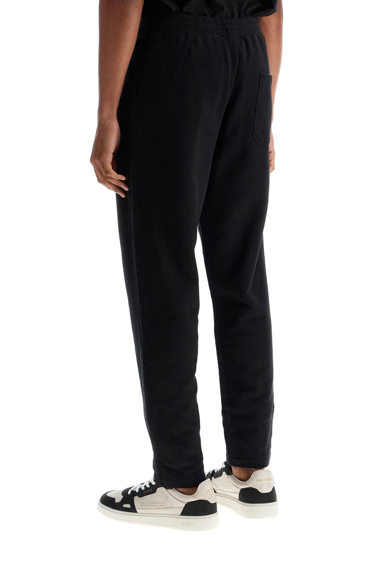 Golden Goose High-Waisted Black Cotton Jogger Pants