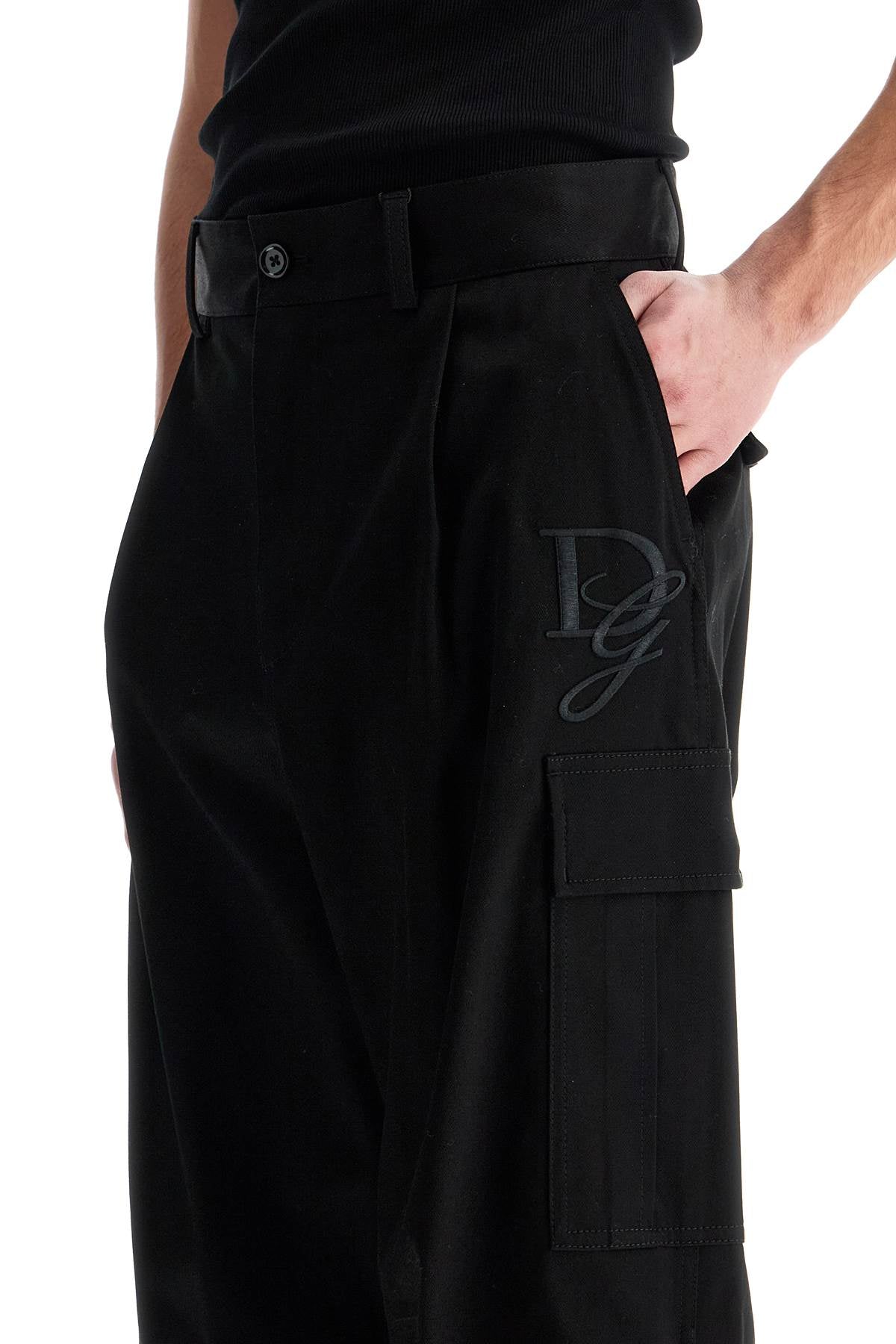 Dolce & Gabbana Stretch Cotton Cargo Pants