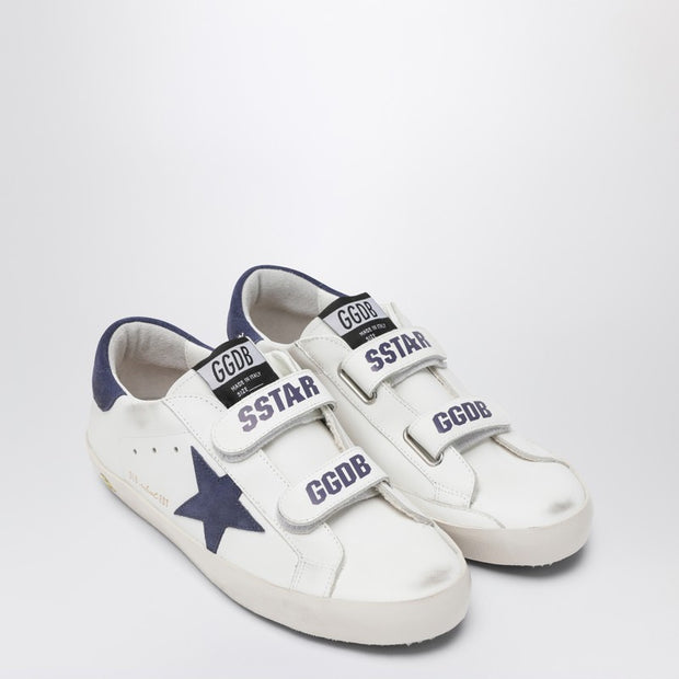 Golden Goose Kids' White/blue Old School Sneakers