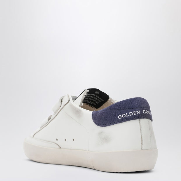 Golden Goose Kids' White/blue Old School Sneakers