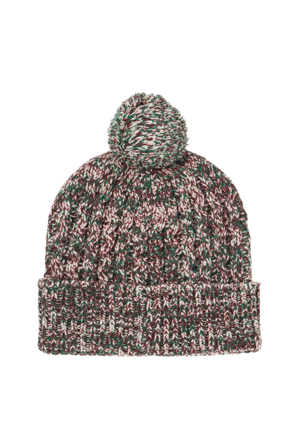 Golden Goose Multicolor Wool Beanie Hat With Pom Pom