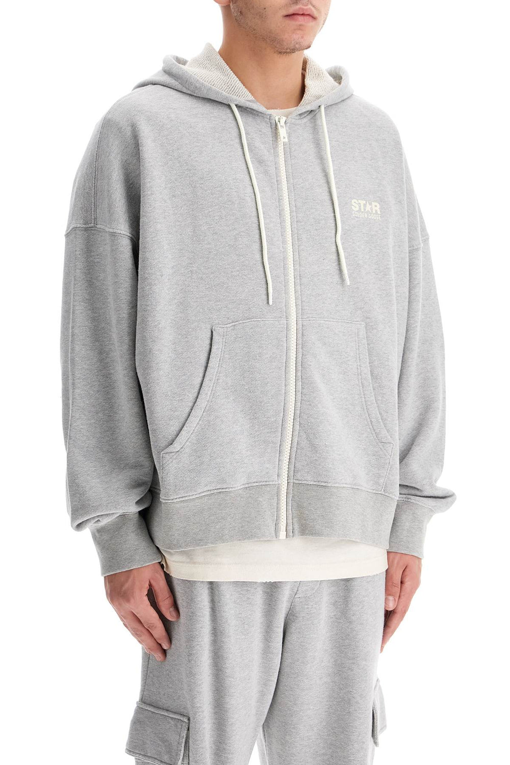 Golden Goose Hooded Full Zip Sweatshirt