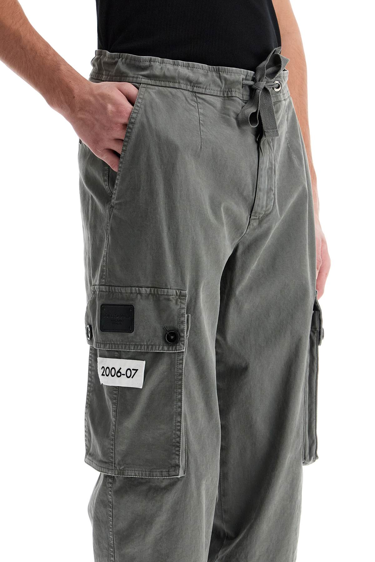 Dolce & Gabbana Re-Edition Cotton Cargo Pants