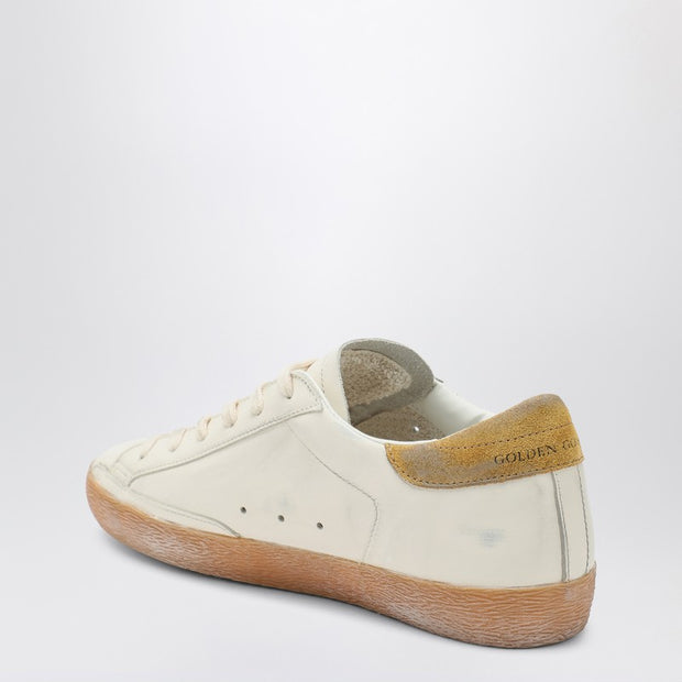 Golden Goose White/Ochre Super-Star Sneaker