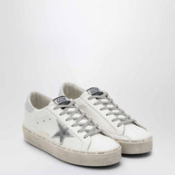 Golden Goose White/silver Hi-Star Sneakers