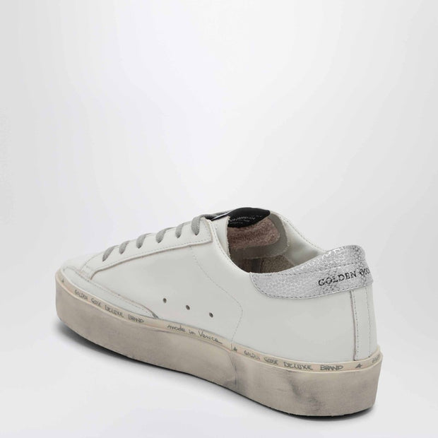 Golden Goose White/silver Hi-Star Sneakers