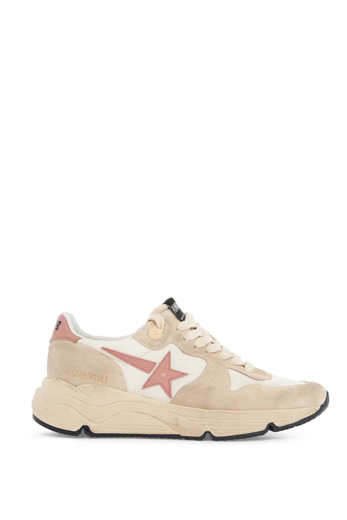 Golden Goose Running Sole Nylon And Suede Running Sneakers