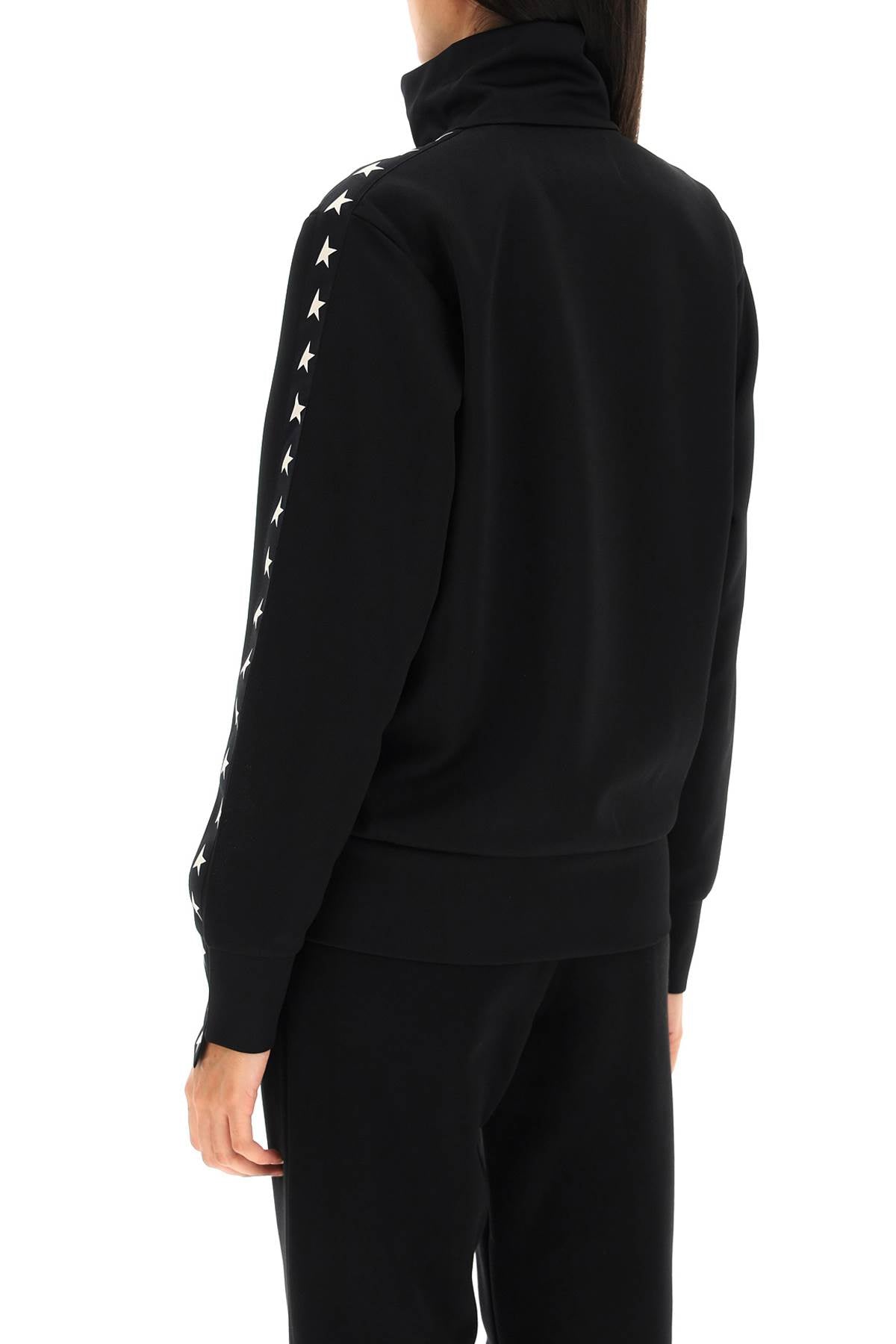 Golden Goose Denise Slim Jacket Black With White Stars