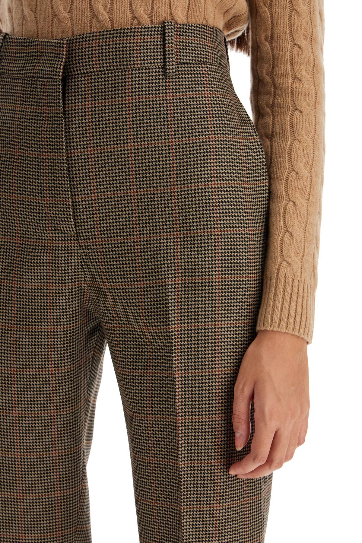 Golden Goose Houndstooth High Rise Pants