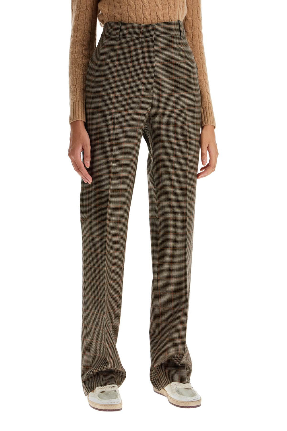 Golden Goose Houndstooth High Rise Pants