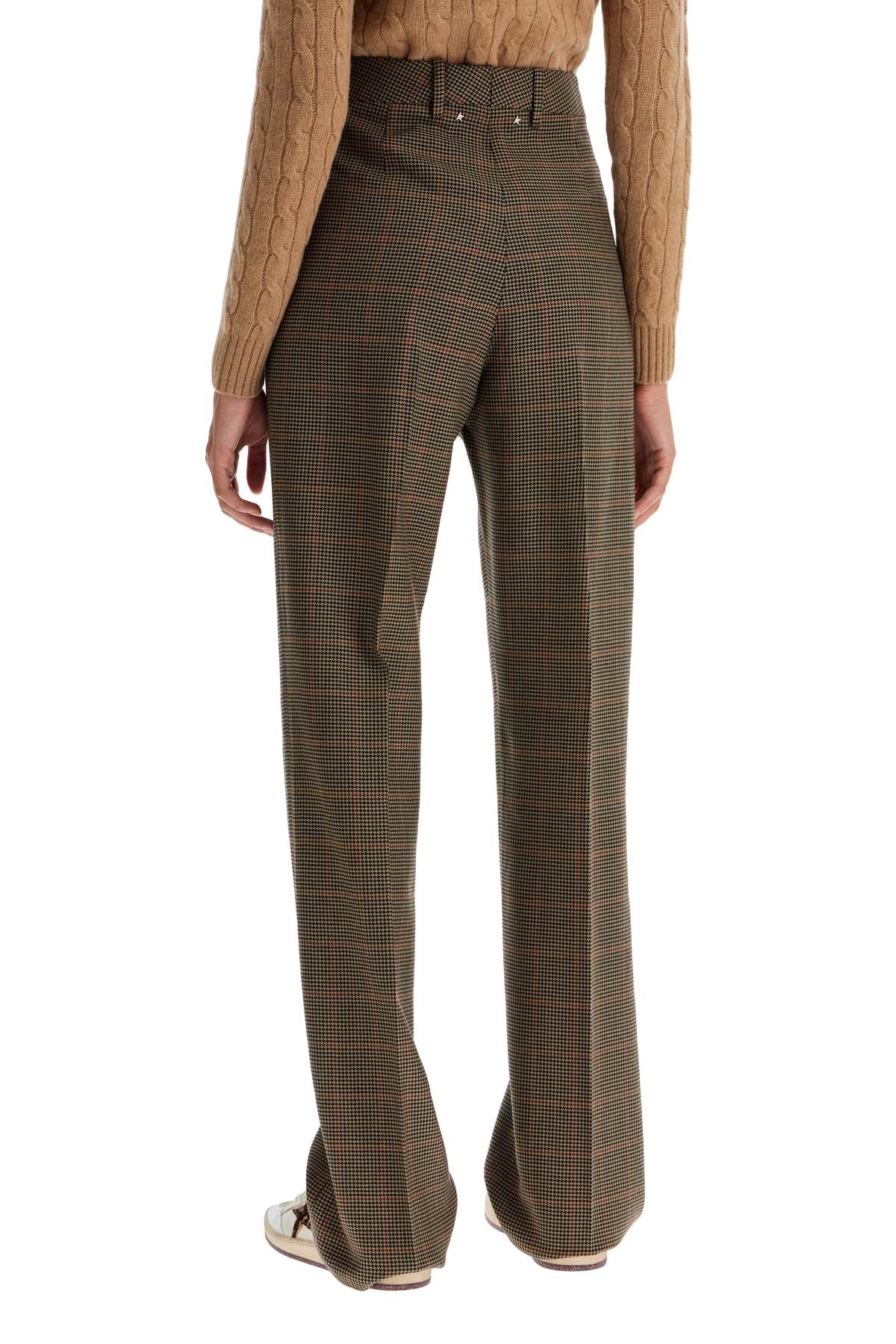 Golden Goose Houndstooth High Rise Pants