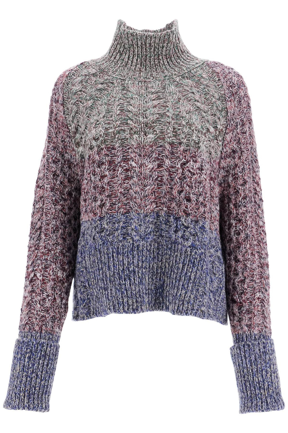 Golden Goose High Neck Mouliné Yarn Sweater