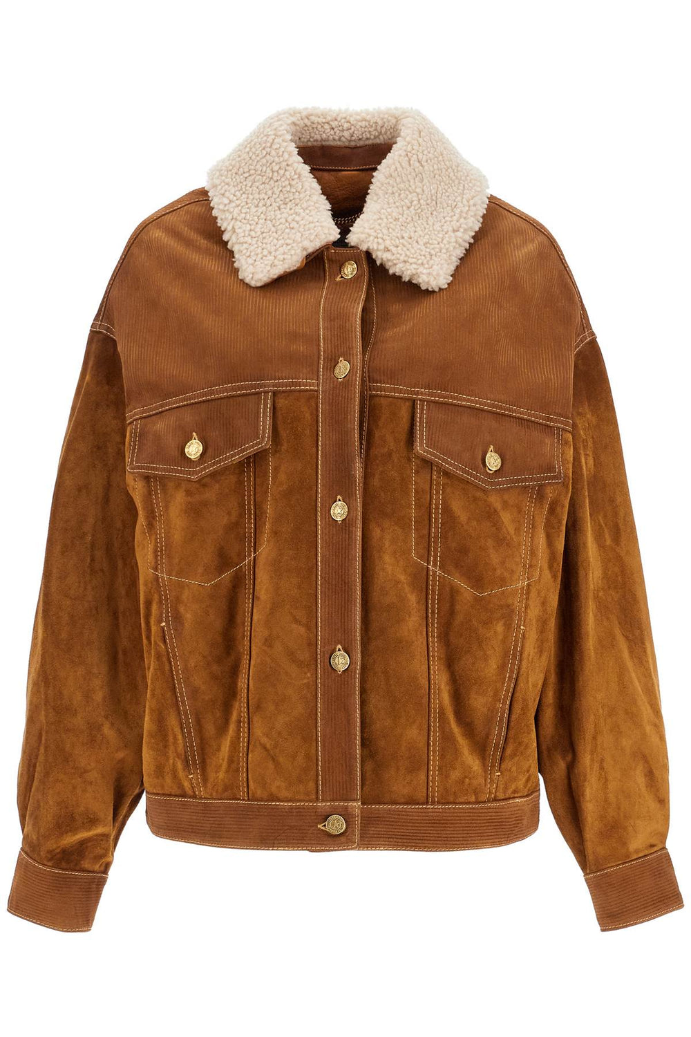 Golden Goose Babette Suede Leather Jacket