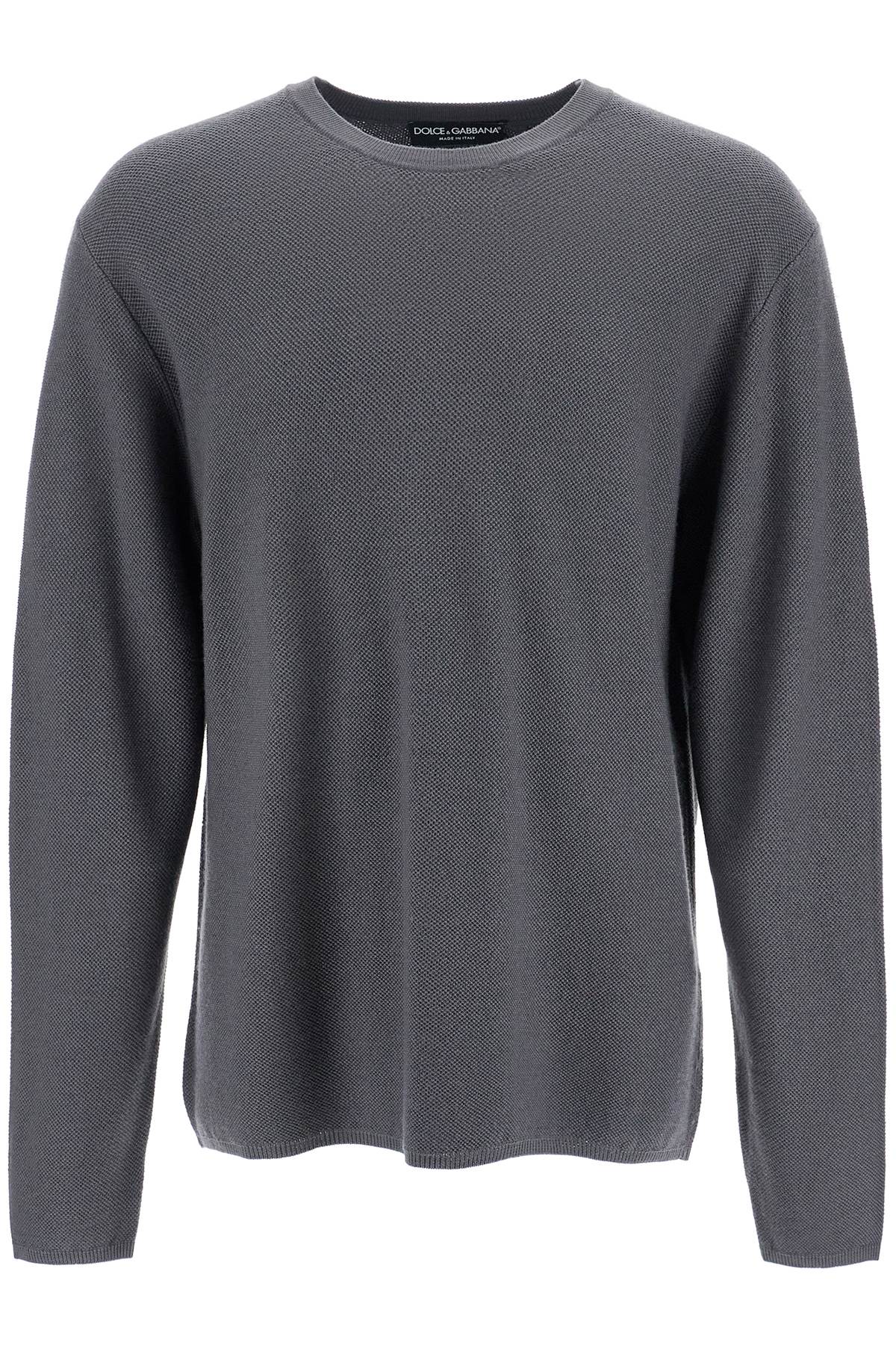 Dolce & Gabbana Oversized Wool Crewneck Sweater