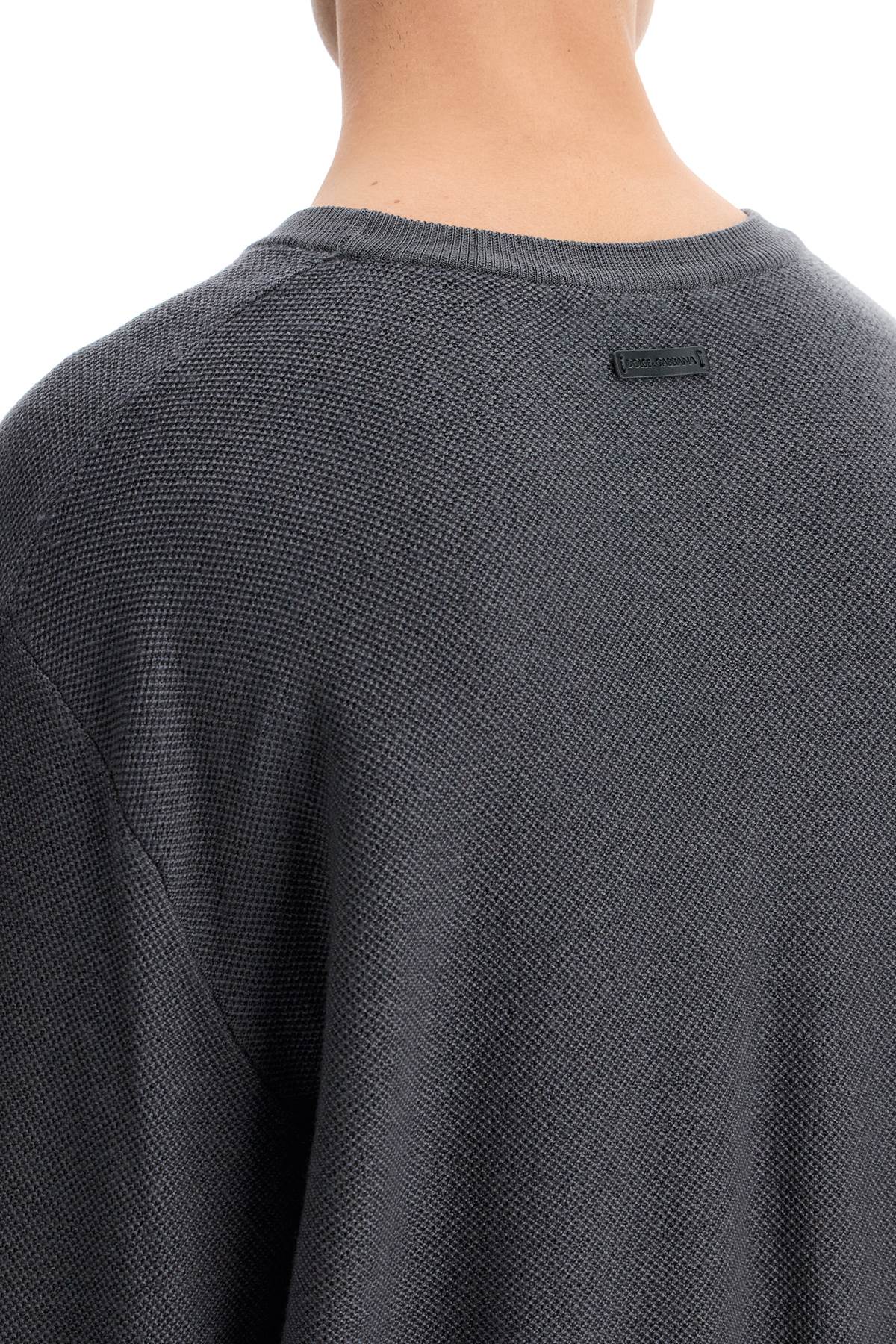 Dolce & Gabbana Oversized Wool Crewneck Sweater