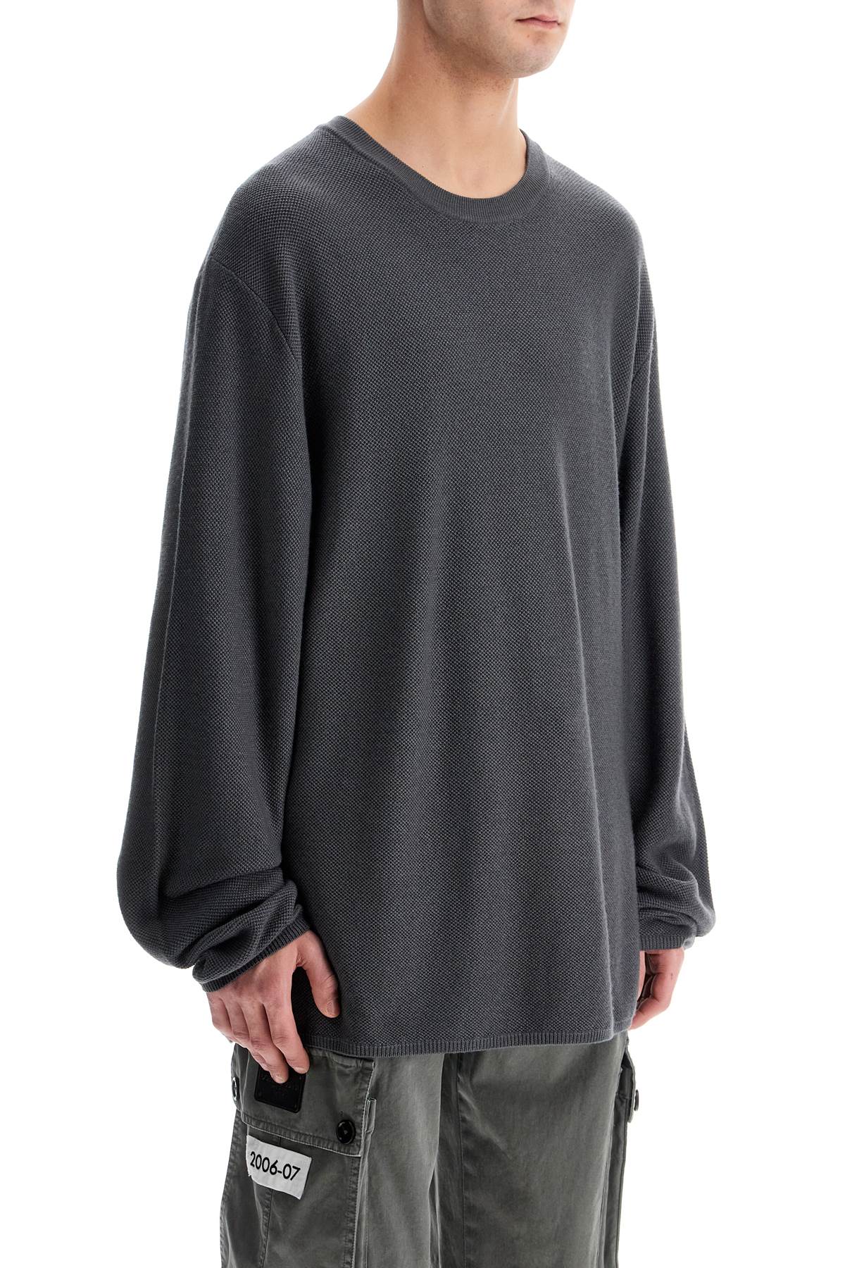 Dolce & Gabbana Oversized Wool Crewneck Sweater