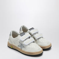 Golden Goose Kids' Ball Star White/glitter Platinum Sneaker