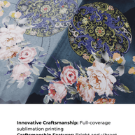 Garden Crane Blue Kimono Robe