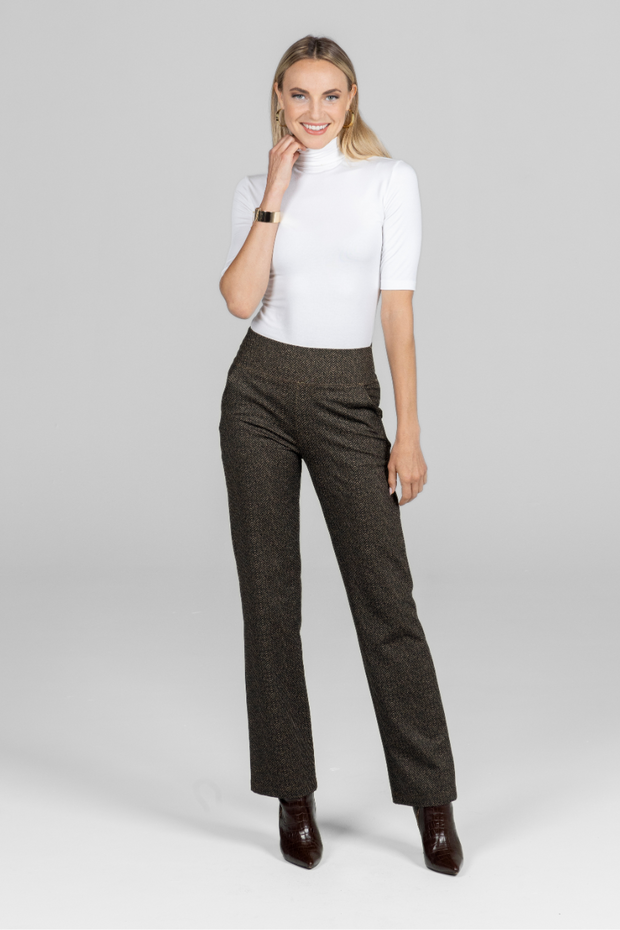 KiraGrace GRACE MOCKNECK TEE: IVORY