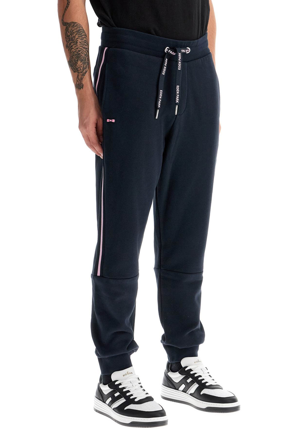 EDEN PARK Contrast Band Joggers