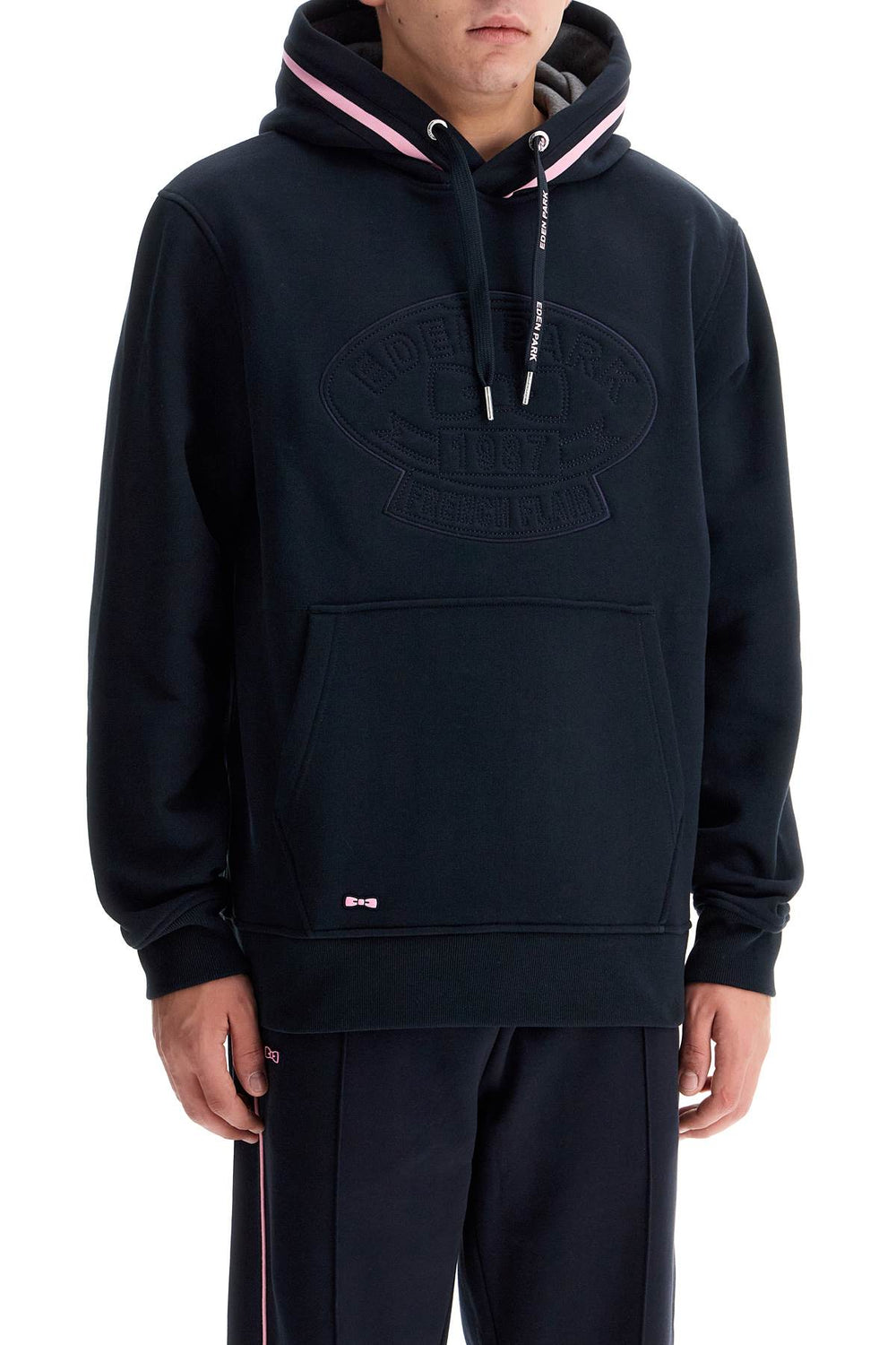 EDEN PARK Quilted Logo Hoodie