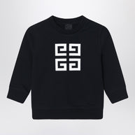 Givenchy Kids' Black Sweatshirt With 4G Logo Print