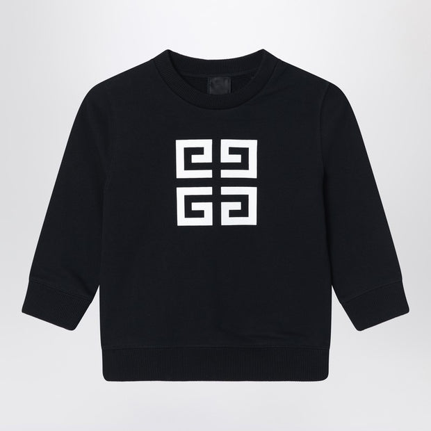 Givenchy Kids' Black Sweatshirt With 4G Logo Print